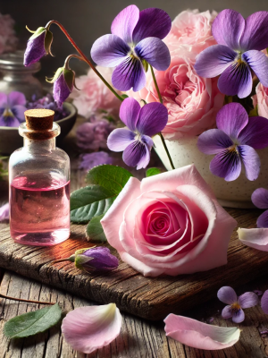 Parfum Violette et Rose